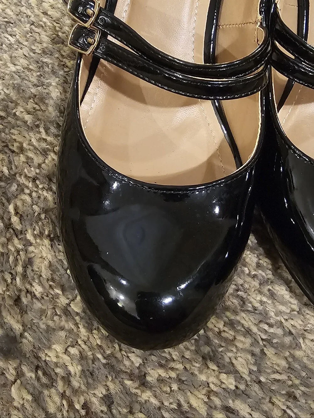 JOURNEE COLLECTION Patent Leather Mary Jane Strappy 3